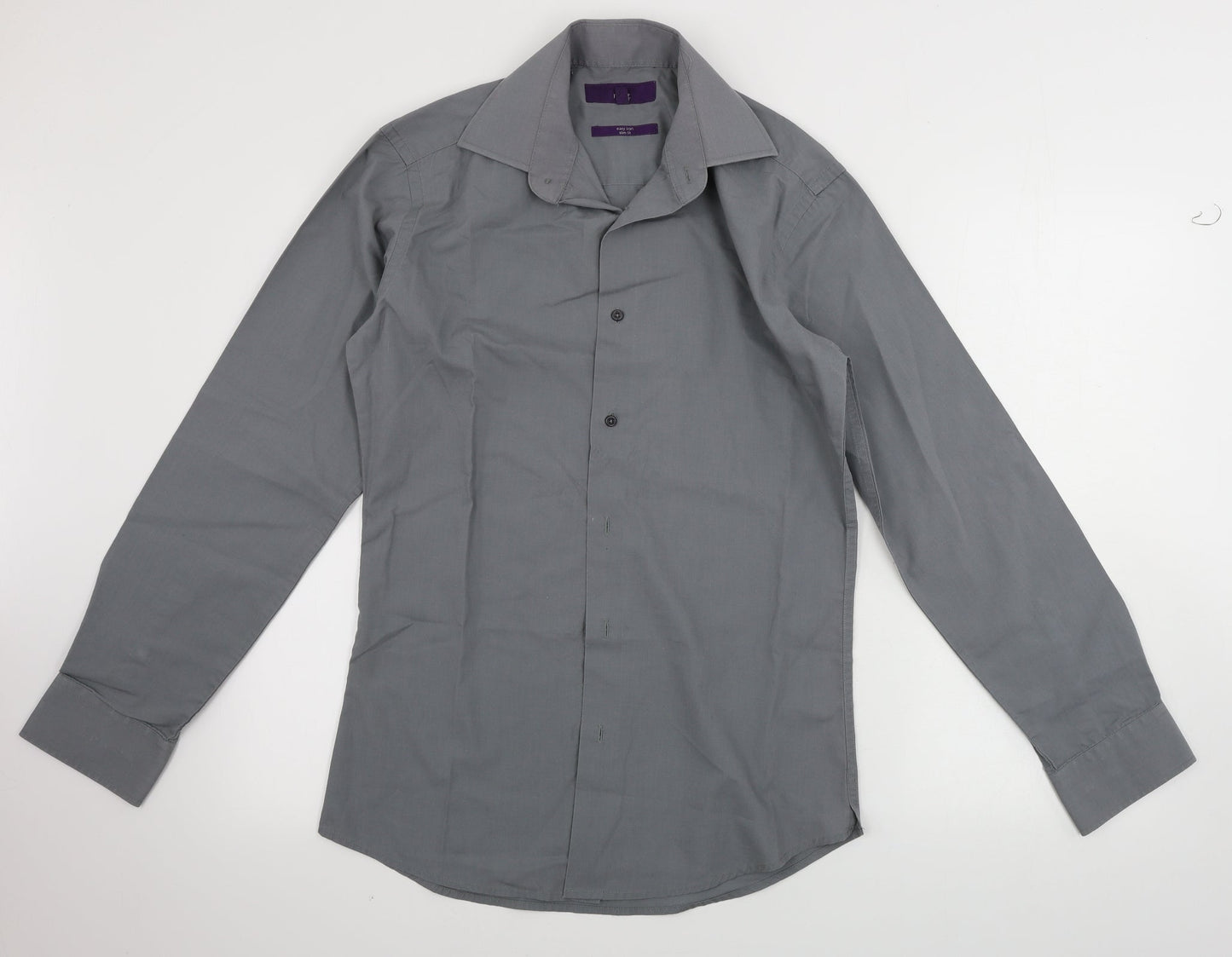 NEXT  Mens Grey    Dress Shirt Size 14