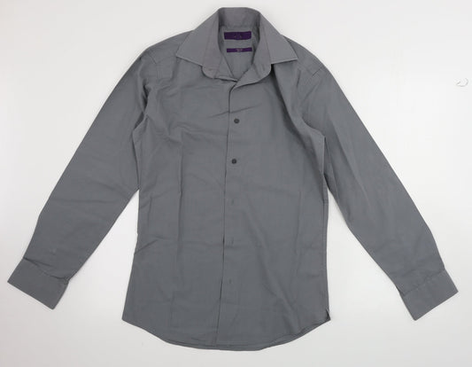 NEXT  Mens Grey    Dress Shirt Size 14