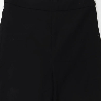 Zara Womens Black   Cropped Trousers Size S