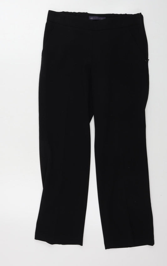 Marks and Spencer  Womens Black   Trousers  Size 6 L26 in