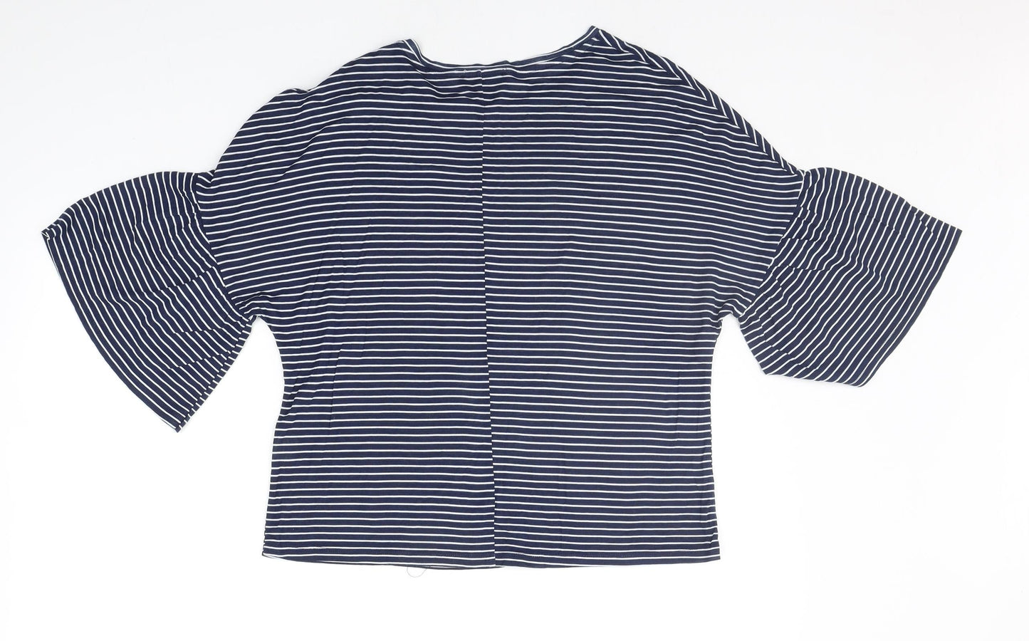 Atmosphere Womens Blue Striped  Basic T-Shirt Size 10
