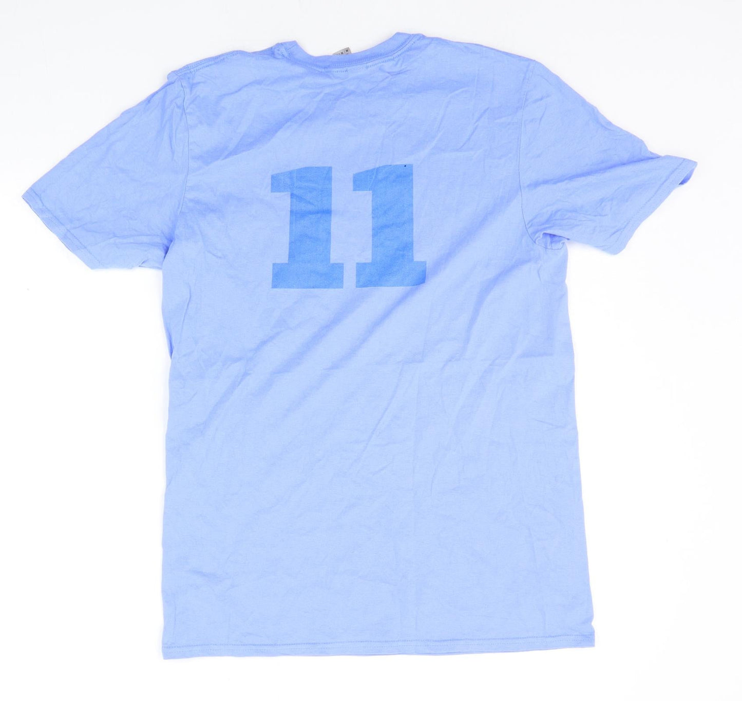 Gildan Mens Blue    T-Shirt Size M  - 11