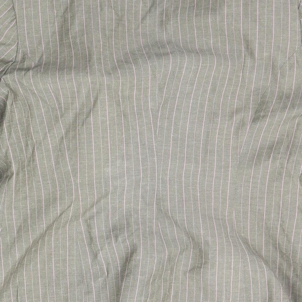 vitriline Womens Grey Striped  Jacket Blazer Size S