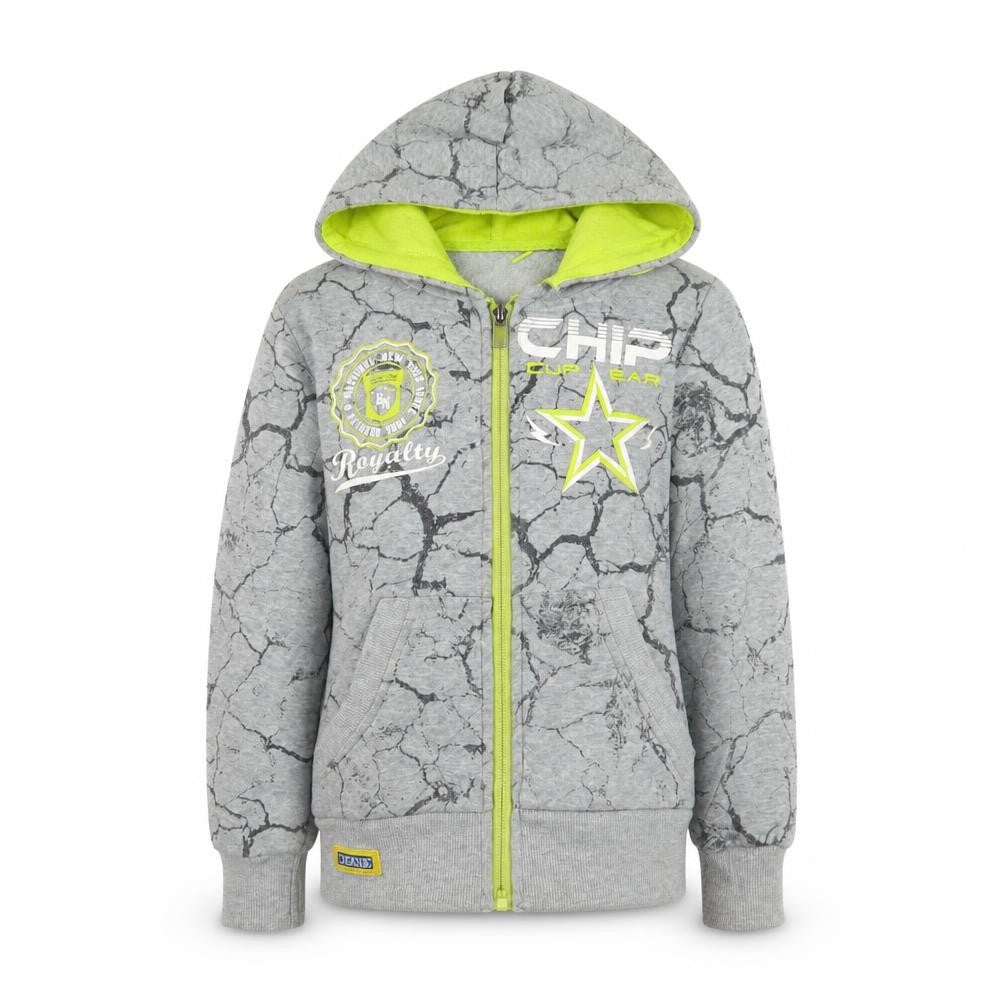 Chika chika Girls Grey Geometric  Jacket Coat Size 6 Years