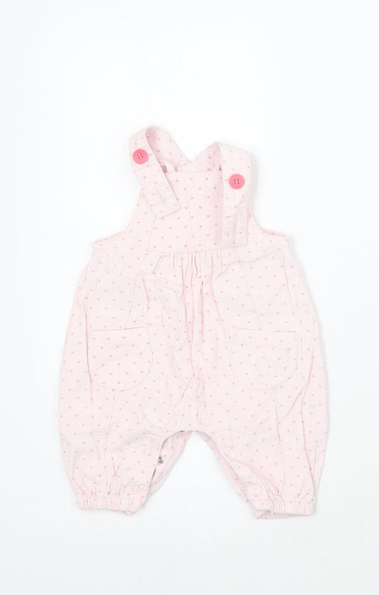 NEXT Girls Pink Geometric  Babygrow One-Piece Size 0-3 Months