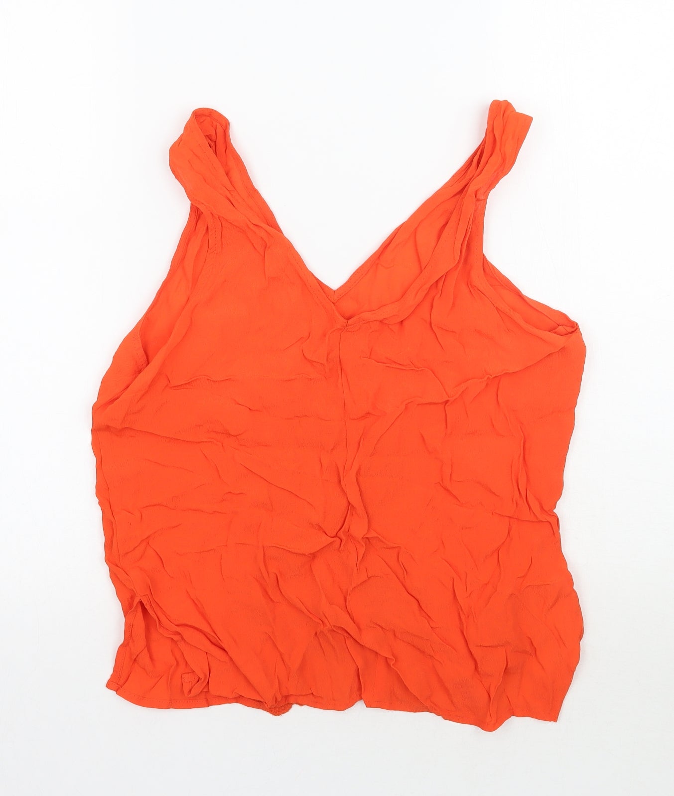 River Island Womens Orange   Basic Tank Size 10