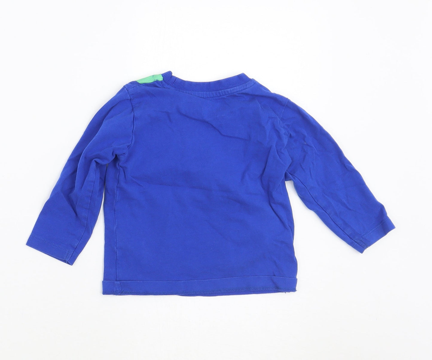 Bluezoo Boys Blue   Basic T-Shirt Size 12-18 Months