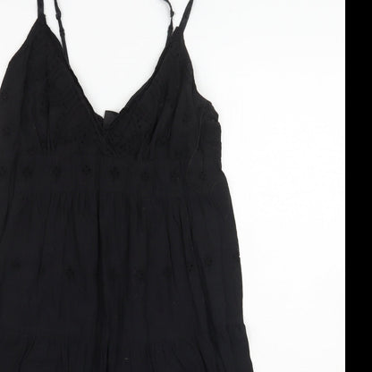 Preloved Villa Womens Black   A-Line  Size 12 - Detail