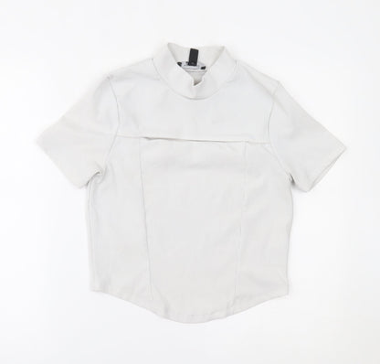 Preloved New Look Womens White   Basic Blouse Size 12 - Front