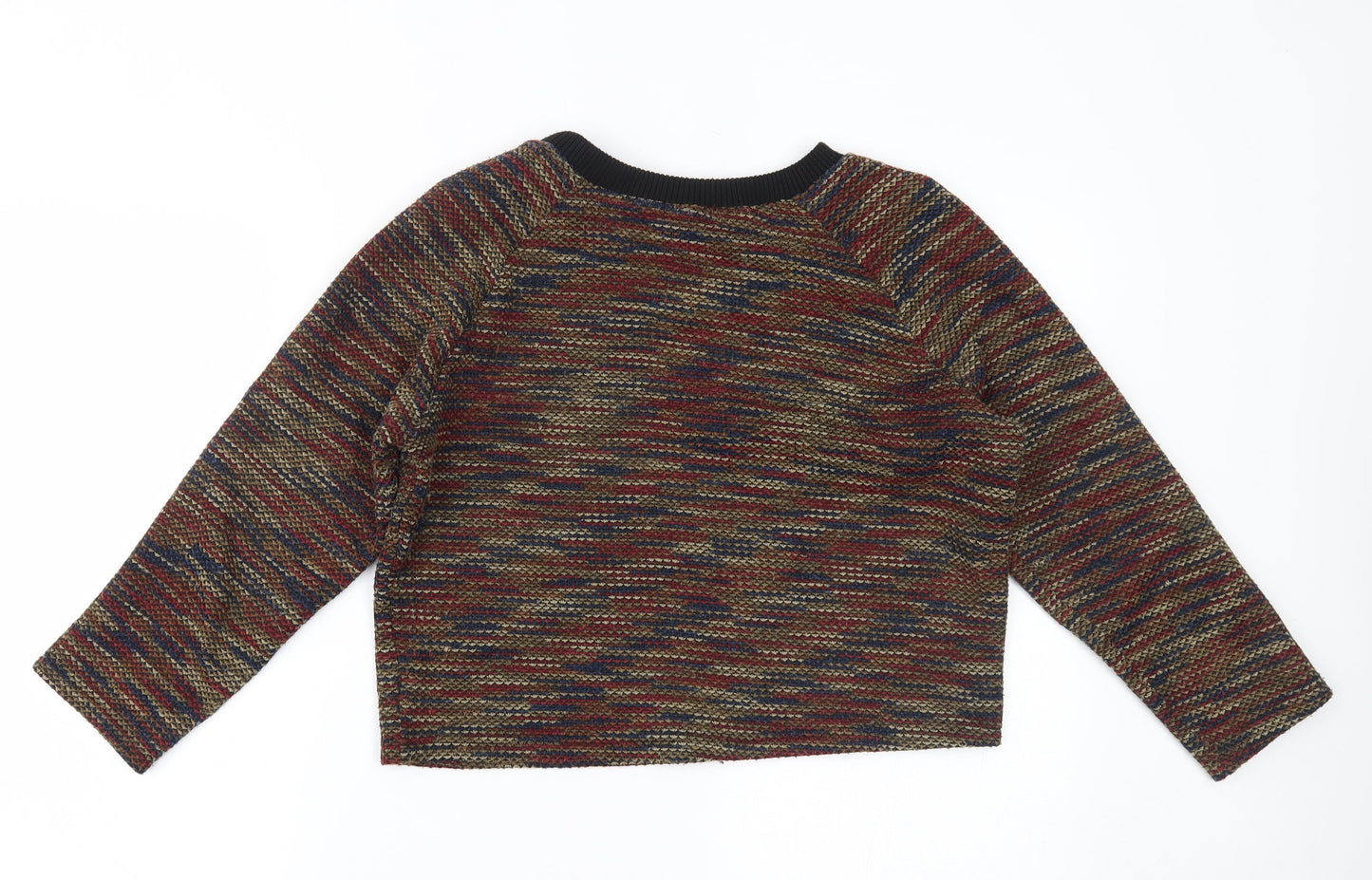Glamorous Womens Multicoloured   Cropped Blouse Size 10