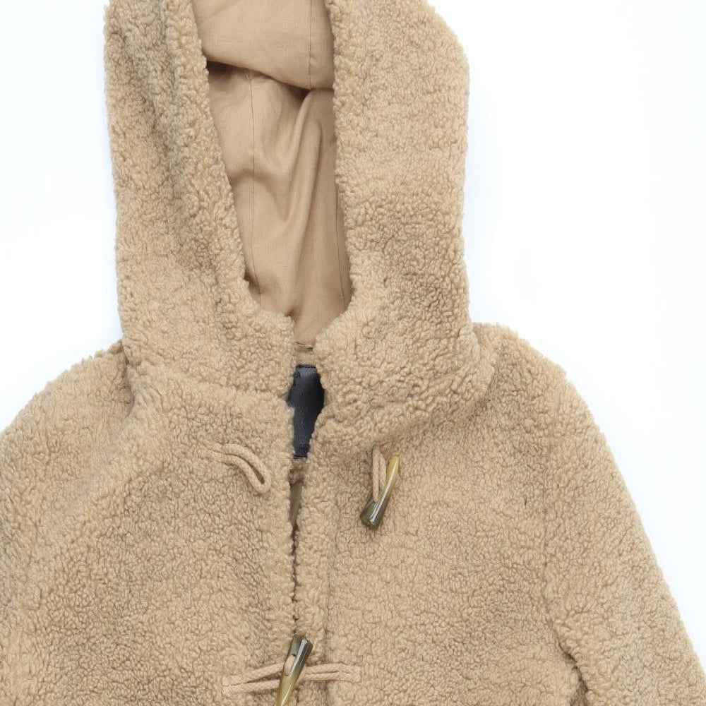 Papaya Womens Brown   Overcoat Coat Size 12
