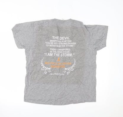SOLS Womens Grey   Basic T-Shirt Size L