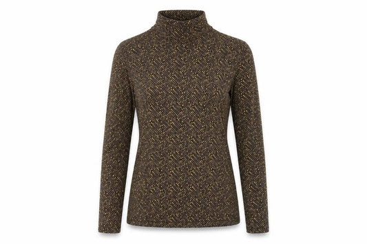 Marks and Spencer Womens Brown Animal Print  Basic Blouse Size 10