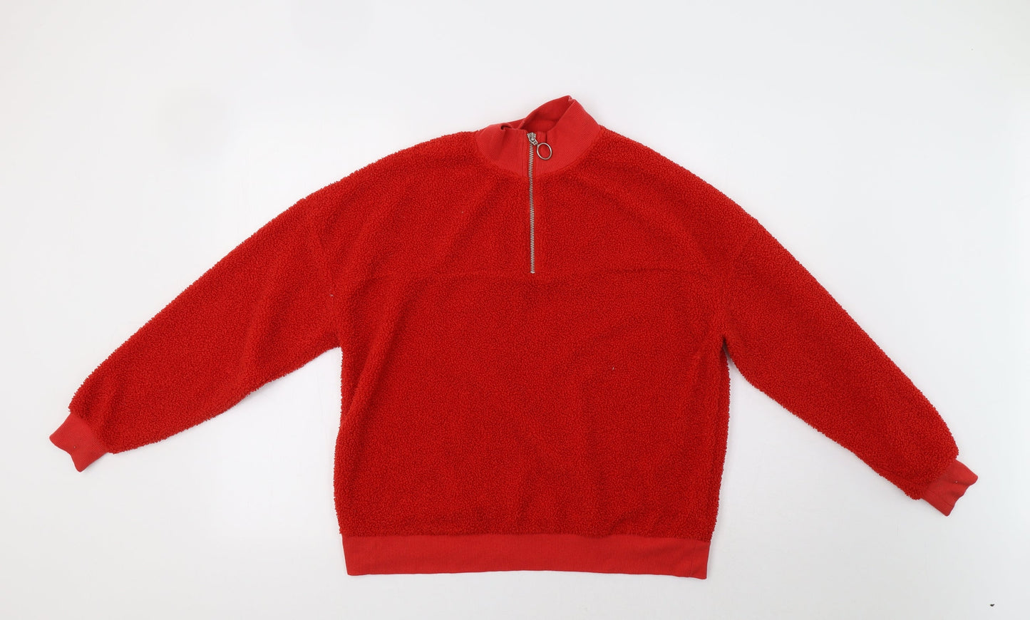 New Look Womens Red   Pullover Sweatshirt Size 10