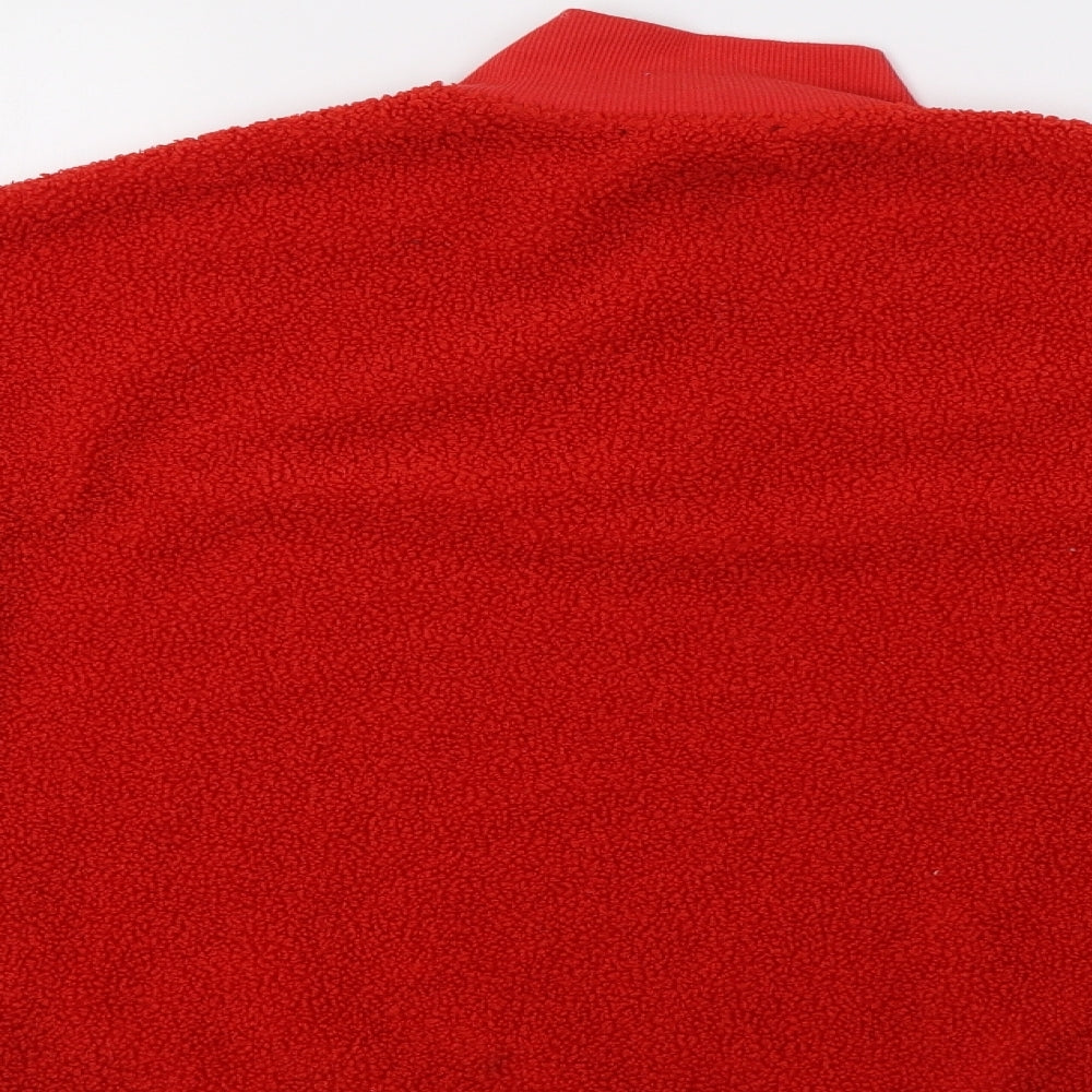 New Look Womens Red   Pullover Sweatshirt Size 10