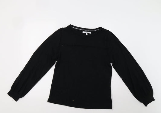NEXT Womens Black   Henley Jumper Size 12