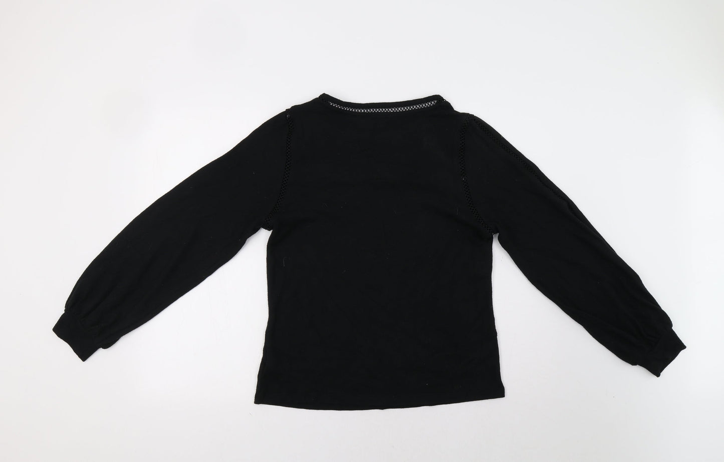 NEXT Womens Black   Henley Jumper Size 12