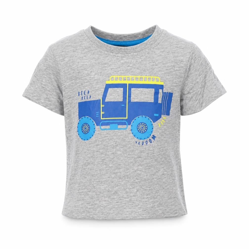 George Baby Grey   Basic Polo Size 12-18 Months  - Truck