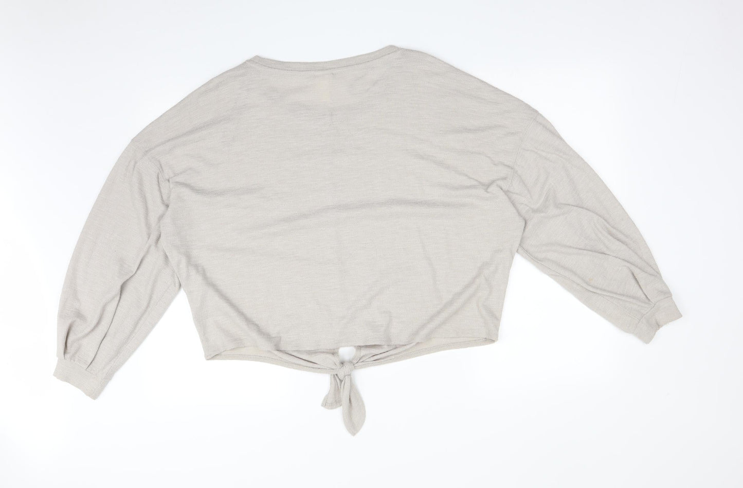 H&M Womens Grey   Basic T-Shirt Size L