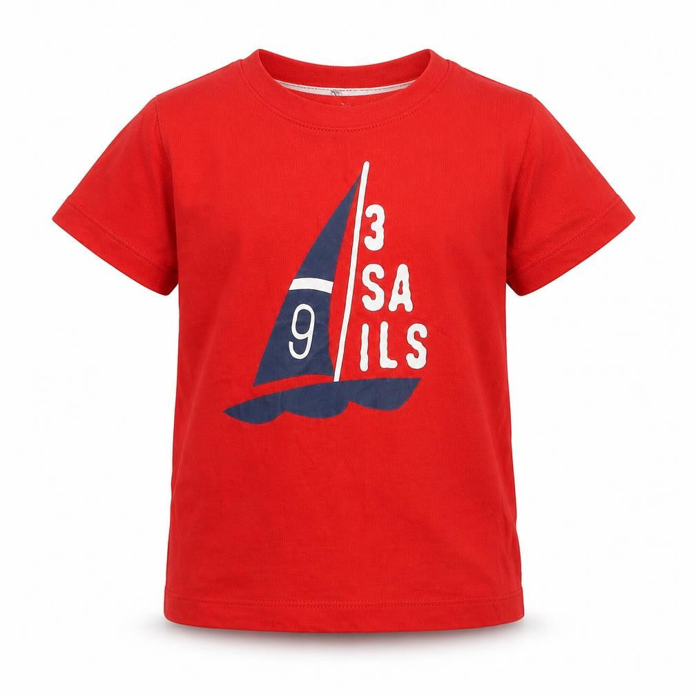 H&M Girls Red   Basic T-Shirt Size 3-4 Years  - BOAT