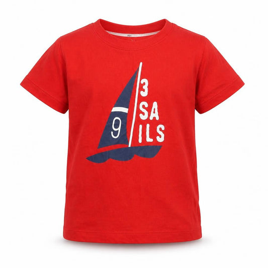 H&M Girls Red   Basic T-Shirt Size 3-4 Years  - BOAT