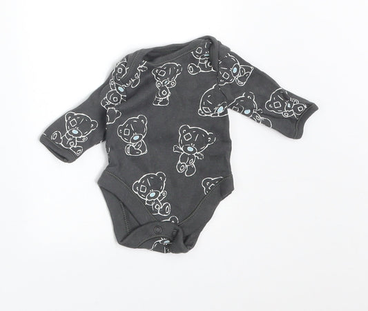 George Baby Grey   Babygrow One-Piece Size Newborn  - TEDDY