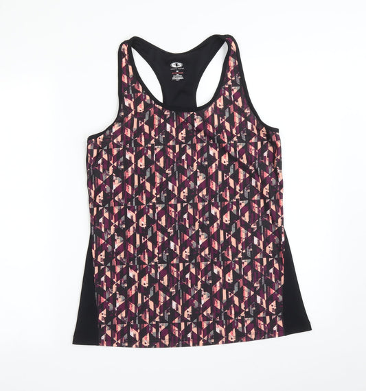 Athletic Works Womens Multicoloured Geometric  Basic Tank Size S