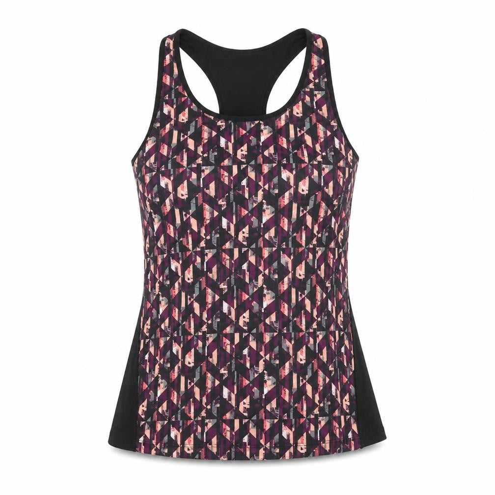 Athletic Works Womens Multicoloured Geometric  Basic Tank Size S