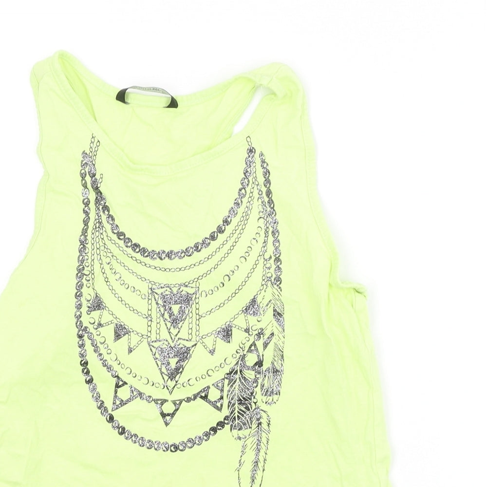 George Girls Green   Basic Tank Size 9-10 Years