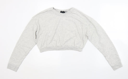 ASOS Womens Grey   Pullover Sweatshirt Size 16