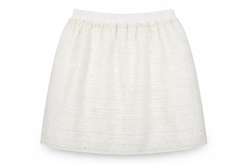 JCL Womens White   A-Line Skirt Size M