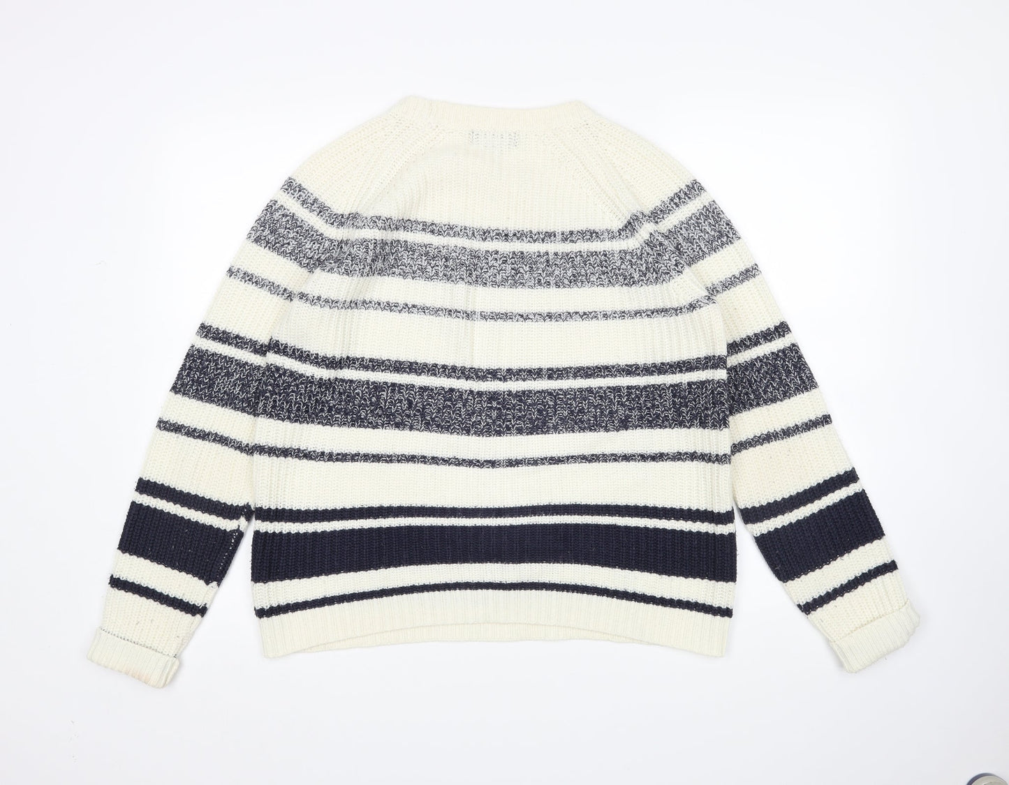 Originals Knitwear Womens Multicoloured Striped  Pullover Jumper Size M