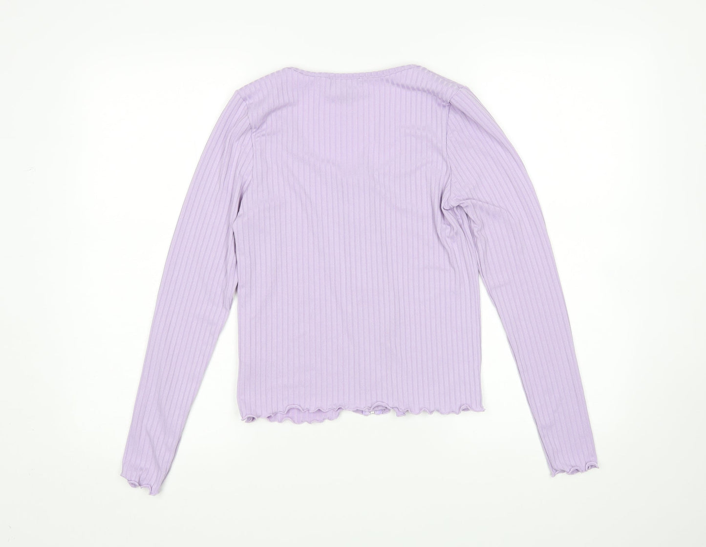 New Look Womens Purple   Full Zip Jumper Size 10