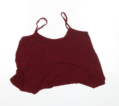 Boohoo Womens Red   Basic Tank Size 10