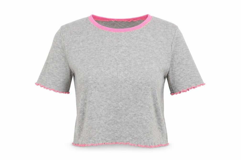 Select Womens Grey   Basic T-Shirt Size 12