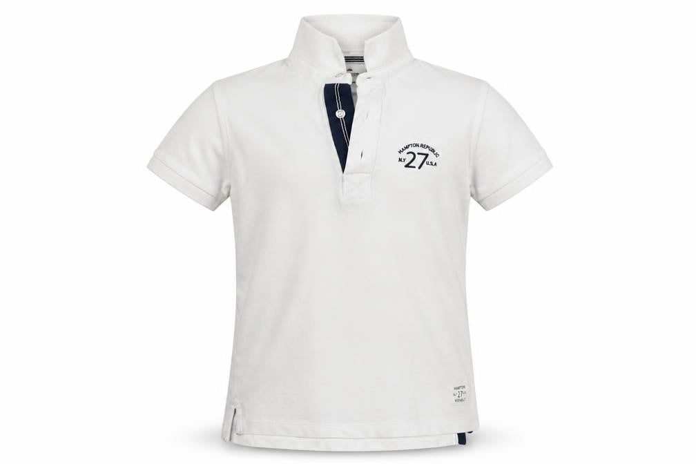 Hampton Republic Boys White   Basic Polo Size 9-10 Years