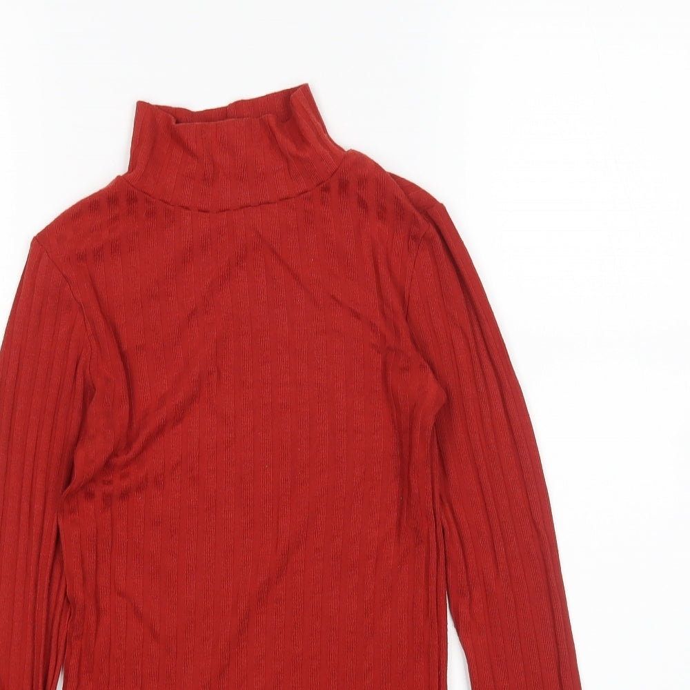Topshop Womens Red   Pullover Jumper Size 6