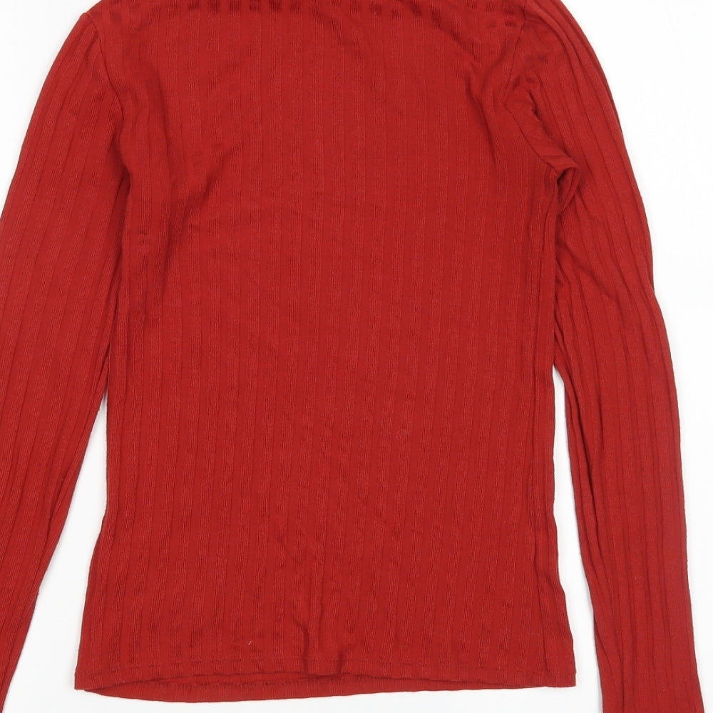 Topshop Womens Red   Pullover Jumper Size 6