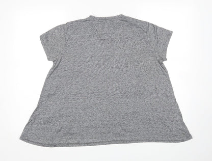 River Island Womens Grey   Basic T-Shirt Size 6