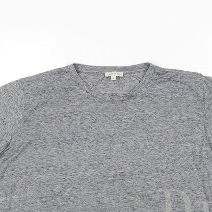 River Island Womens Grey   Basic T-Shirt Size 6