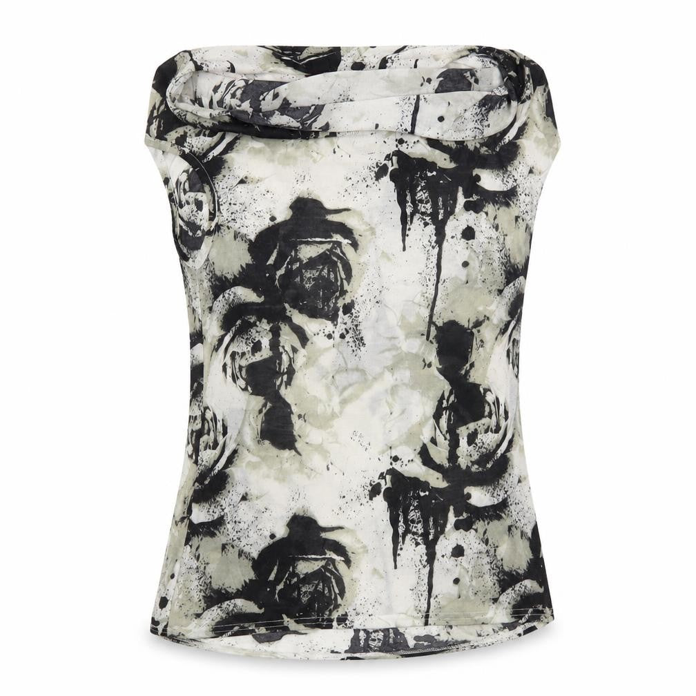 Miss Selfridge Womens Multicoloured Floral  Basic Blouse Size 8