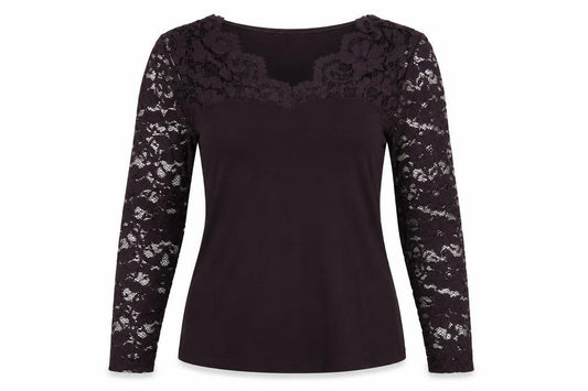H&M Womens Purple   Basic Blouse Size S