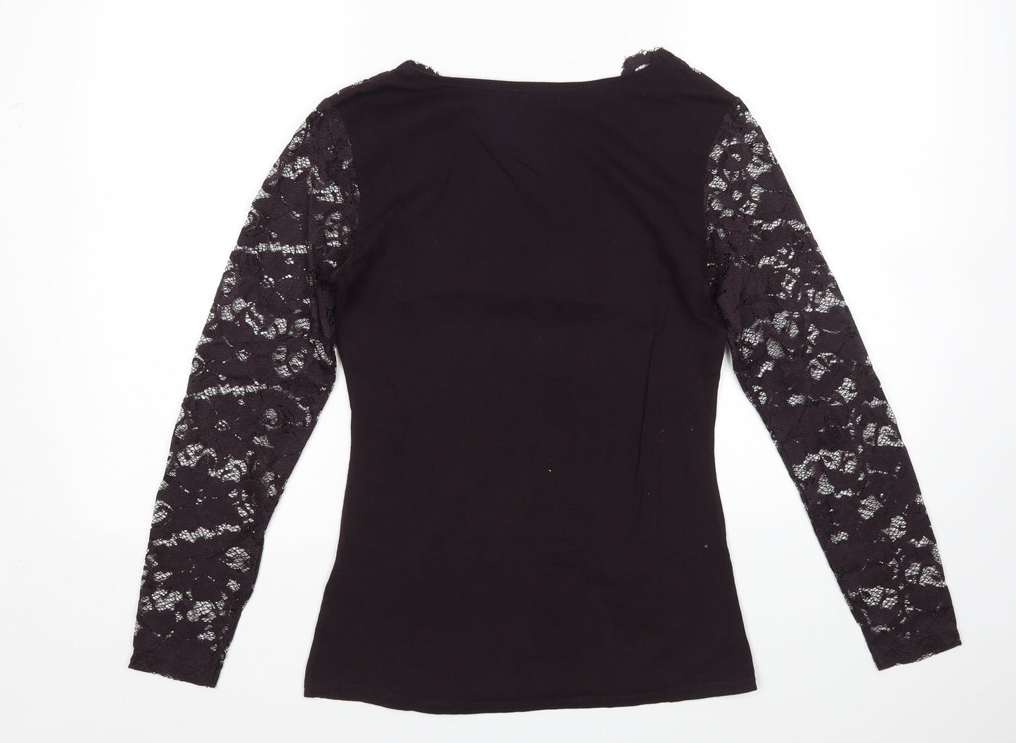 H&M Womens Purple   Basic Blouse Size S