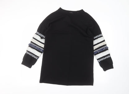 Cameo Womens Black   Pullover Jumper Size 8