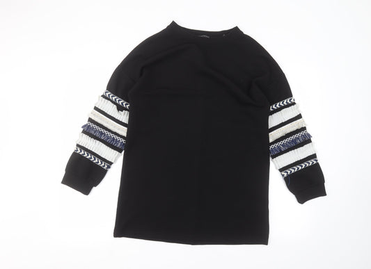 Cameo Womens Black   Pullover Jumper Size 8
