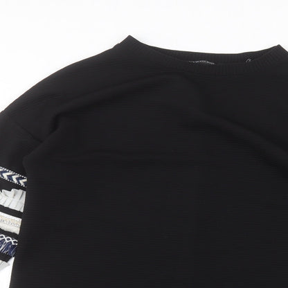 Cameo Womens Black   Pullover Jumper Size 8