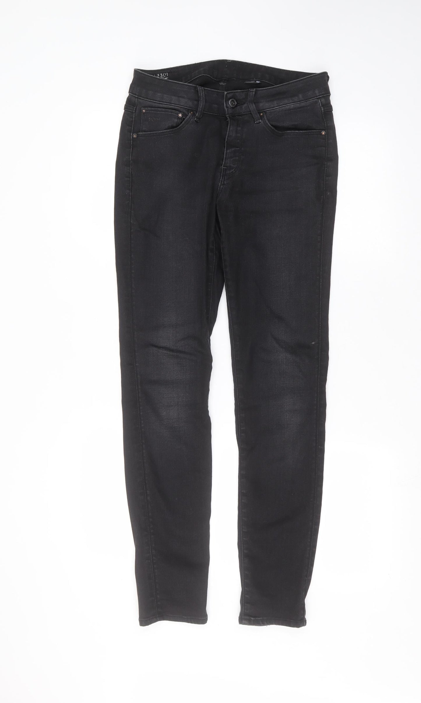 Preworn Mens Black   Skinny Jeans Size 29 in L30 in