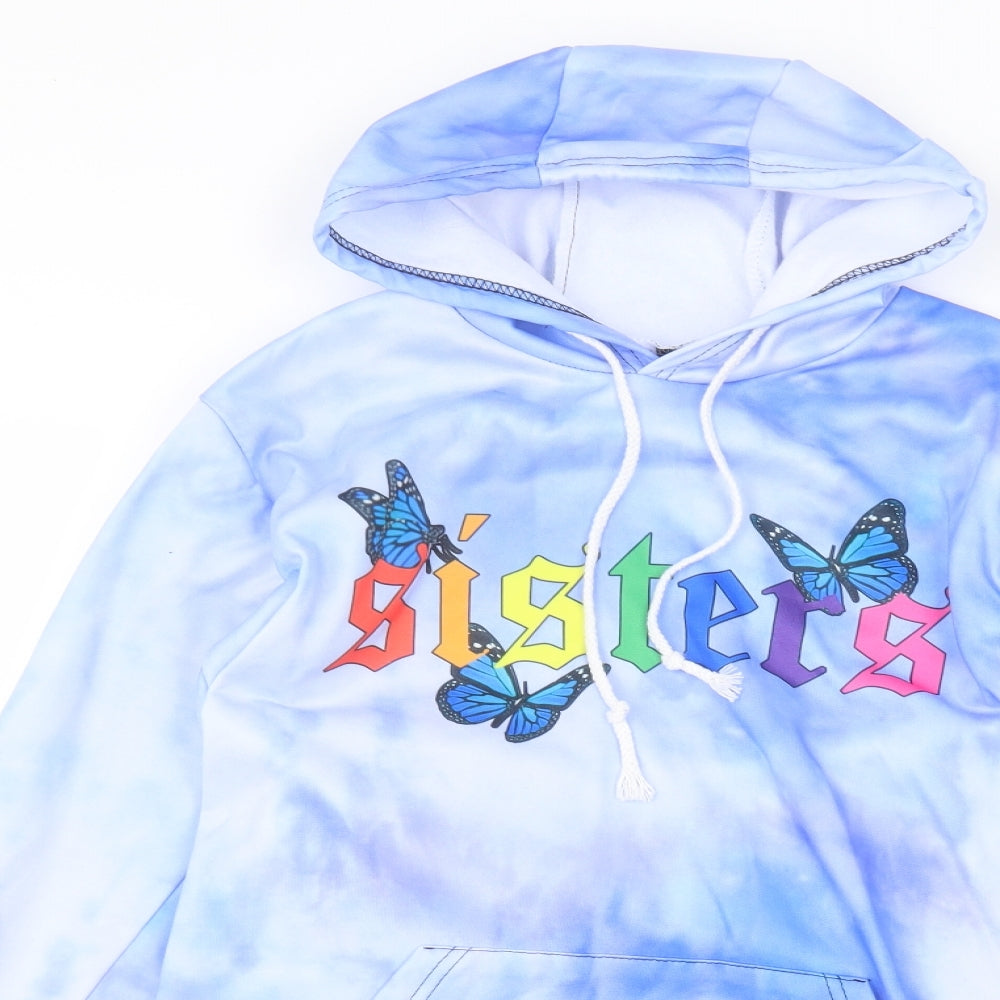 Preworn Womens Blue   Pullover Hoodie Size S