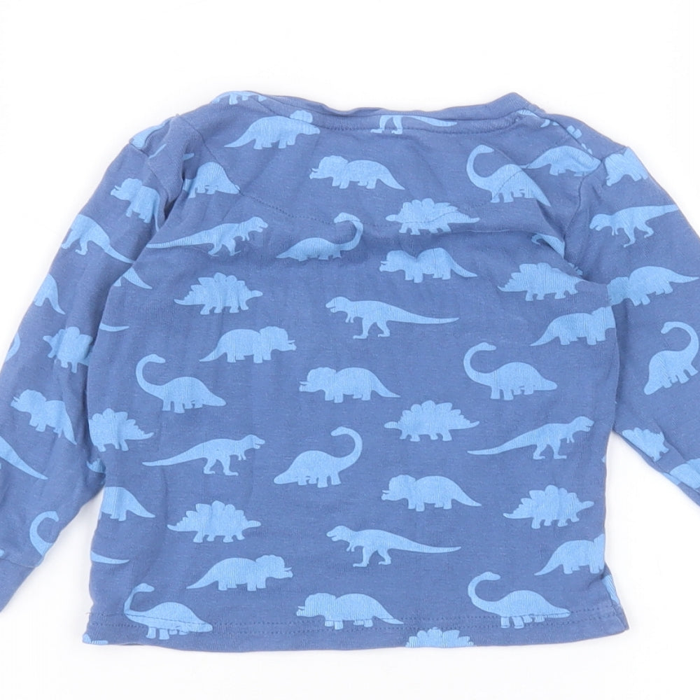 Blue Zoo Boys Blue   Basic T-Shirt Size 2-3 Years