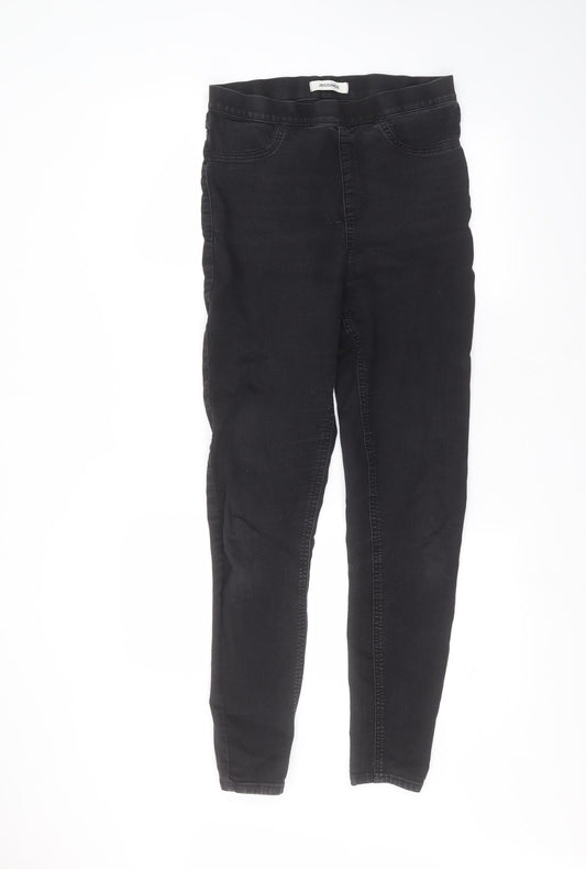 Marks and Spencer Womens Black   Straight Jeans Size 10 L28 in